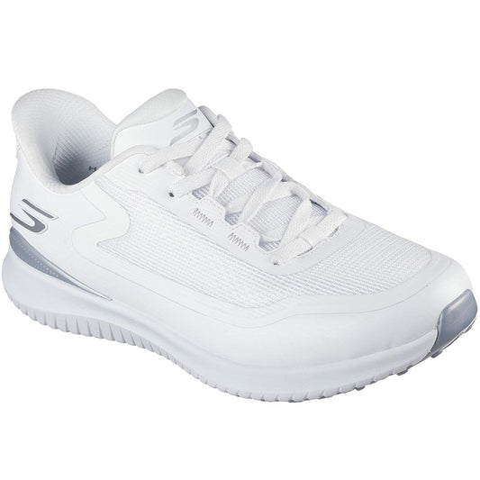 Skechers Women's GO GOLF Flight Slip Ins Golf Shoes White/Silver