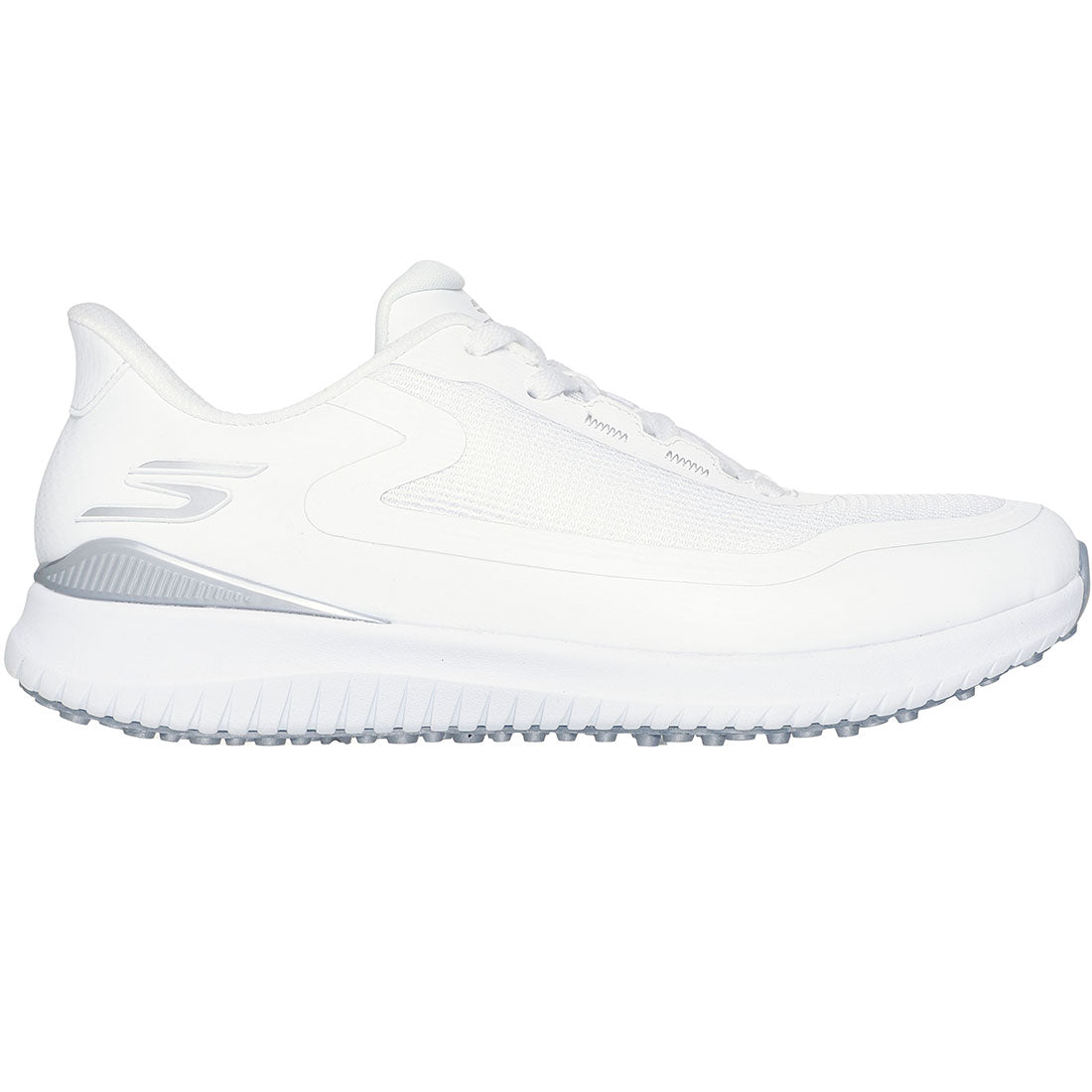 Skechers Women's GO GOLF Flight Slip Ins Golf Shoes White/Silver