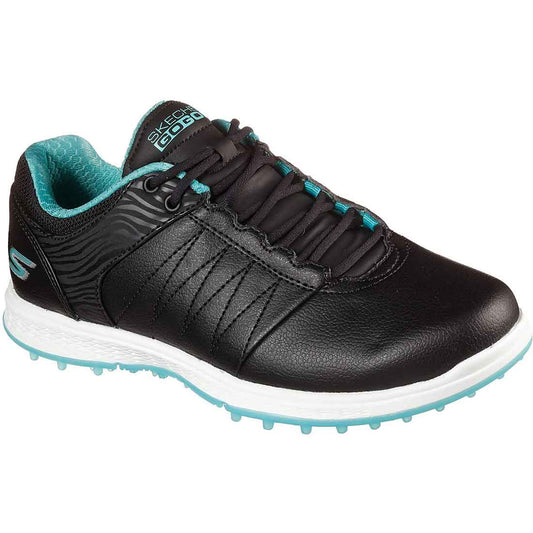 Skechers Women's GO GOLF Pivot Golf Shoes Black/Turquoise