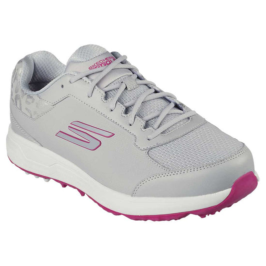 Skechers Women's GO GOLF Prime Relaxed Fit Golf Shoes Grey/Pink