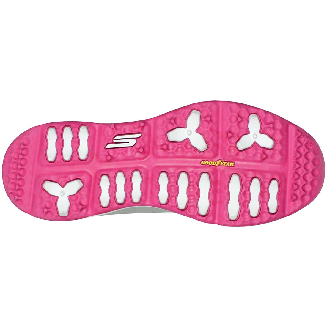 Skechers Women's GO GOLF Prime Relaxed Fit Golf Shoes Grey/Pink