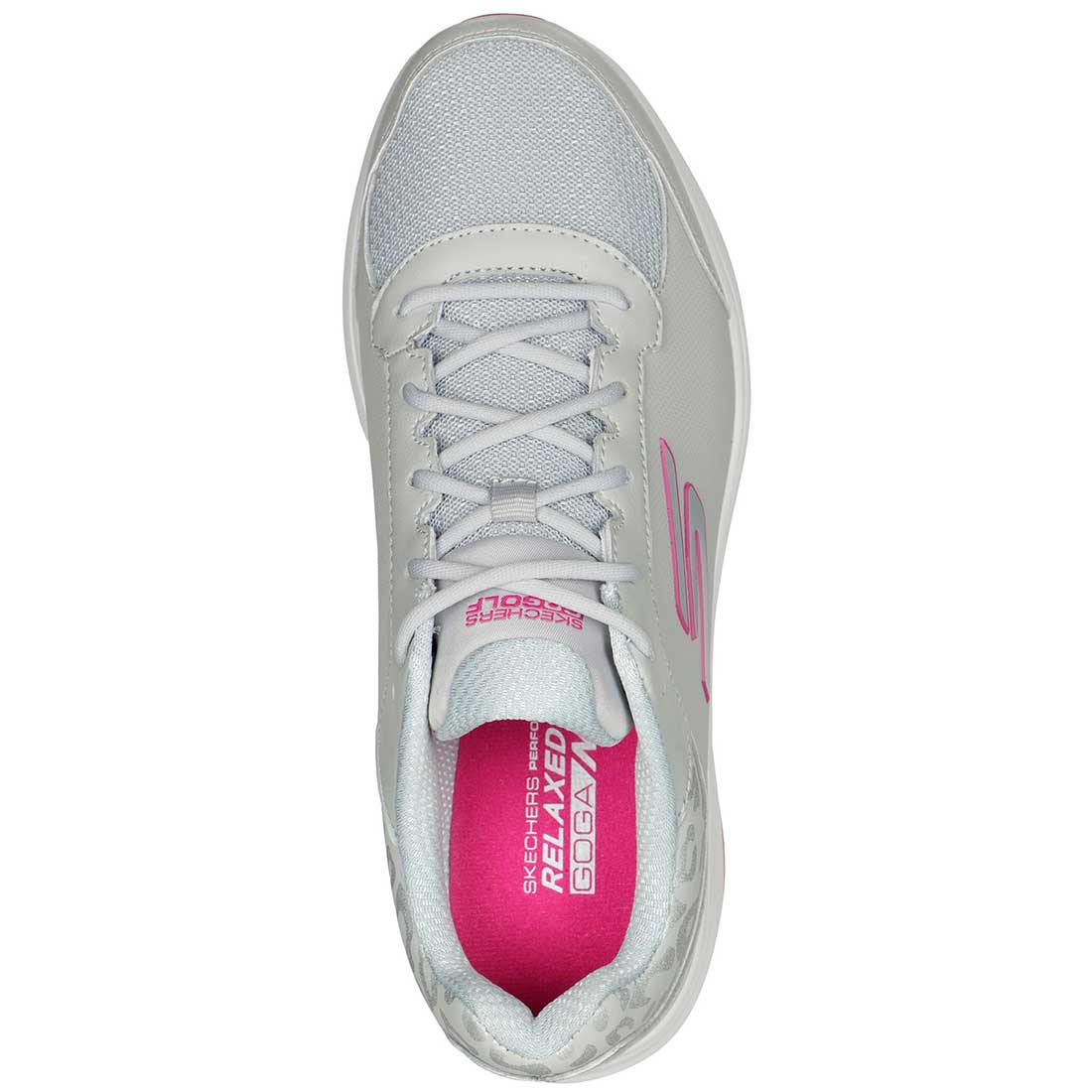 Skechers Women's GO GOLF Prime Relaxed Fit Golf Shoes Grey/Pink