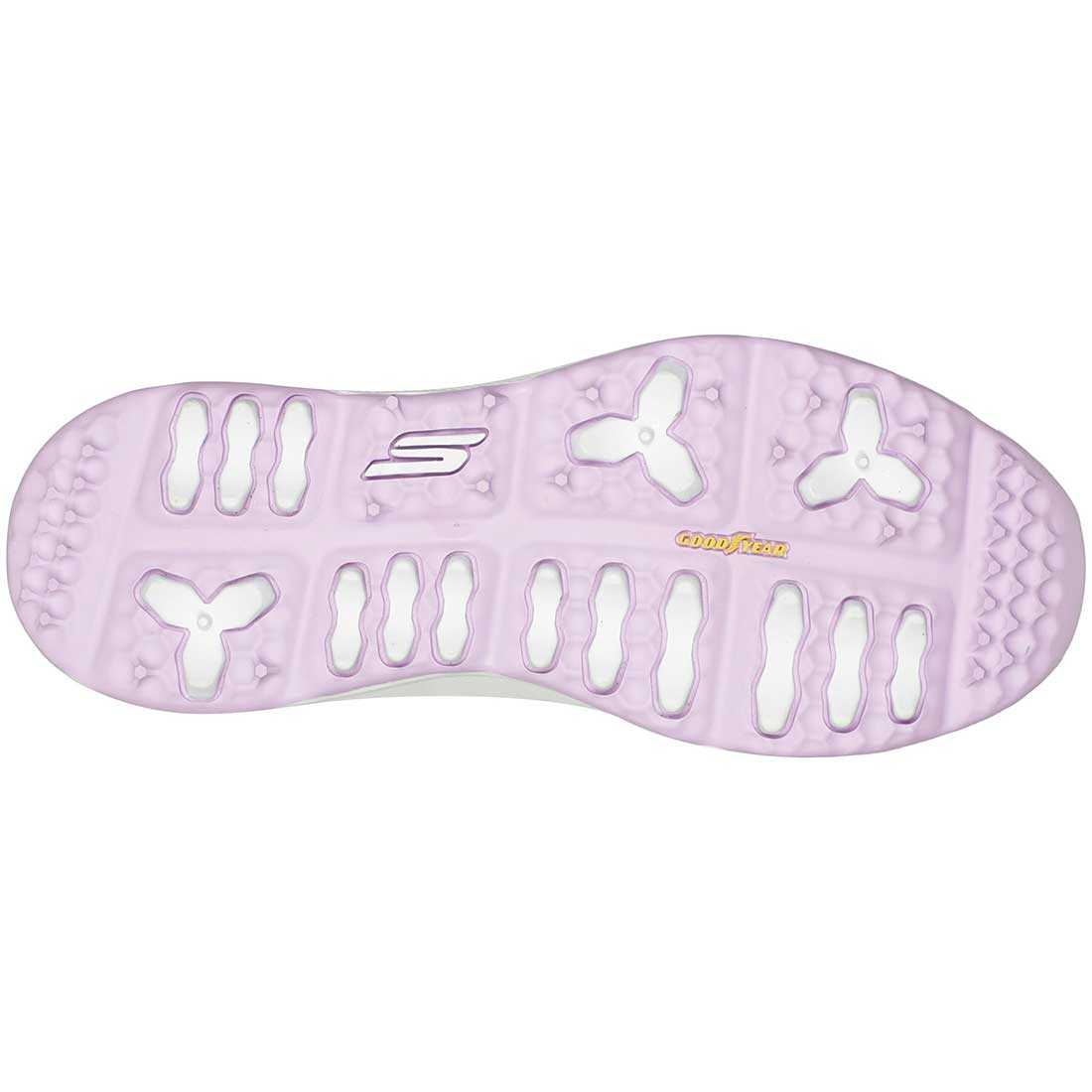 Skechers Women's GO GOLF Prime Relaxed Fit Golf Shoes White/Lavender