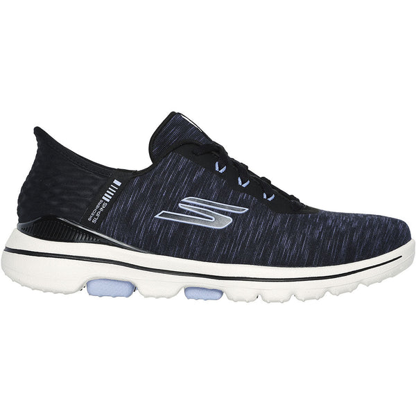 専用　未使用　スケッチャーズ　GO GOLF WALK5 SLIP INS Skechers Women's GO GOLF Walk 5 Slip-Ins Golf Shoes Black/Lavender