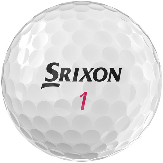 Srixon Women's Soft Feel Lady 7 White Logo Overrun Golf Balls