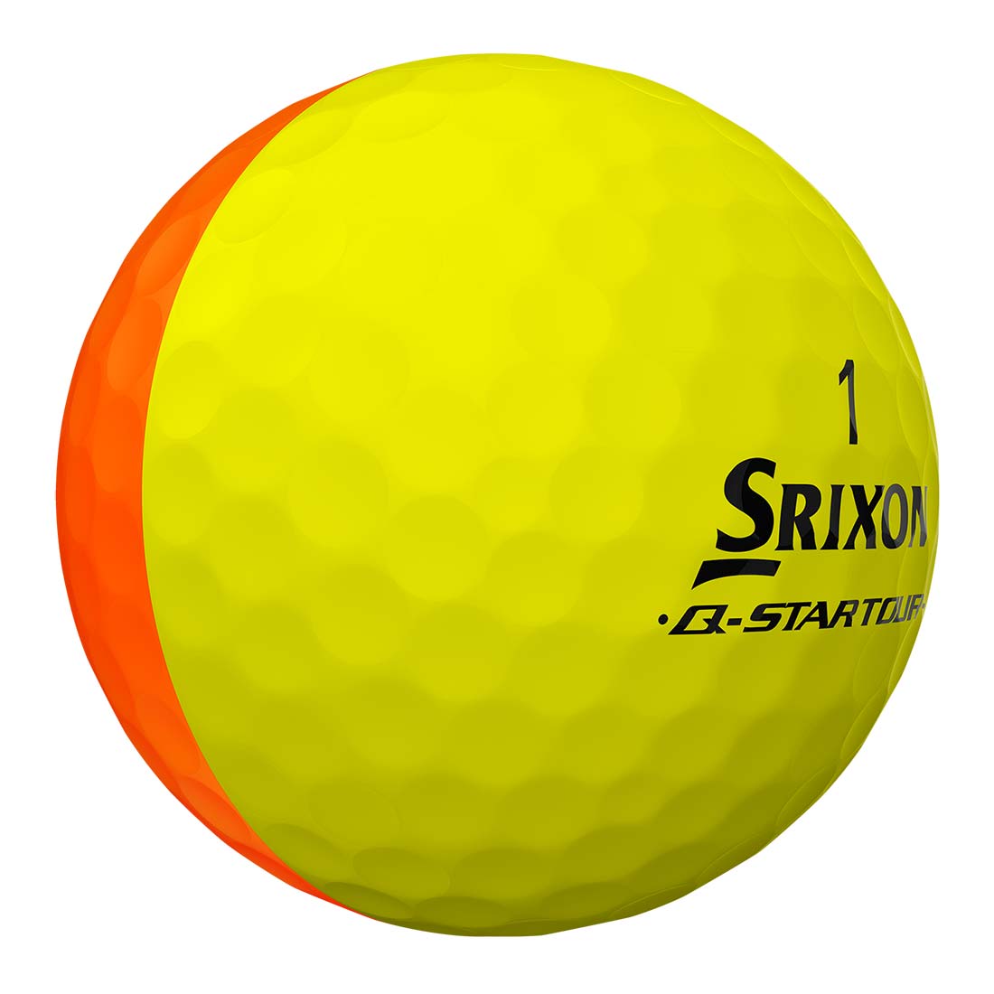 Srixon Q-Star Tour Divide 2 Bright Yellow/Orange Golf Balls