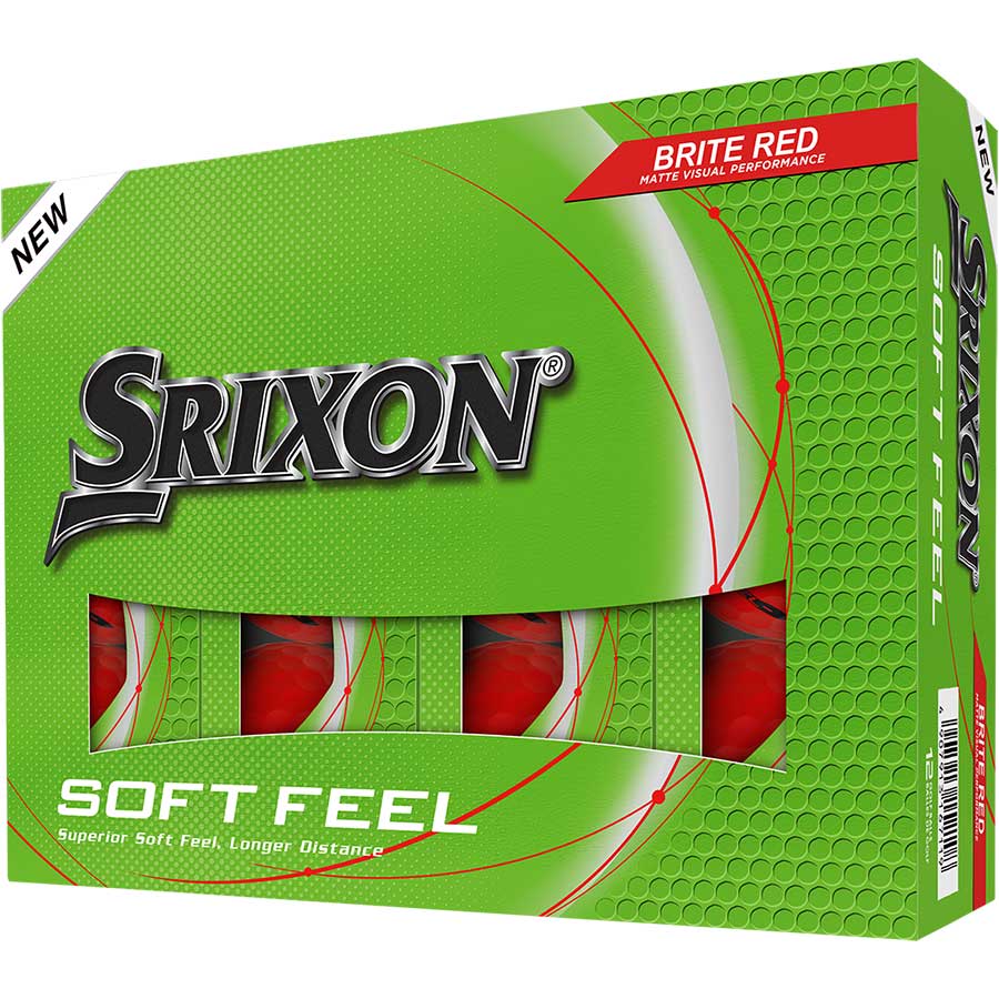 Srixon Soft Feel 14 Brite Red Golf Balls