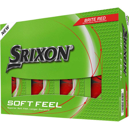 Srixon Soft Feel 14 Brite Red Golf Balls