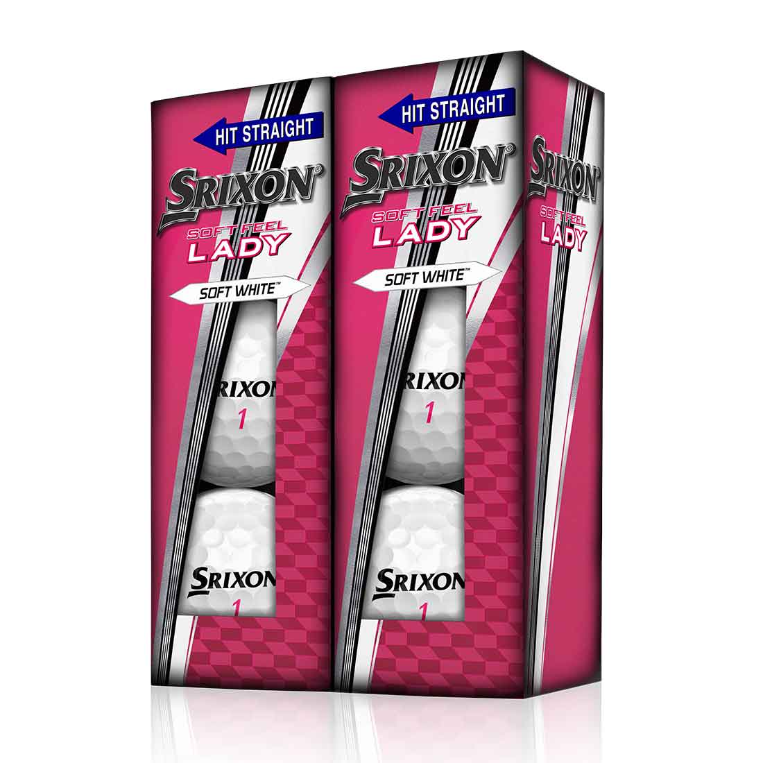 Srixon Women's Soft Feel Lady 6 Performance Pack Golf Balls (6 Balls)
