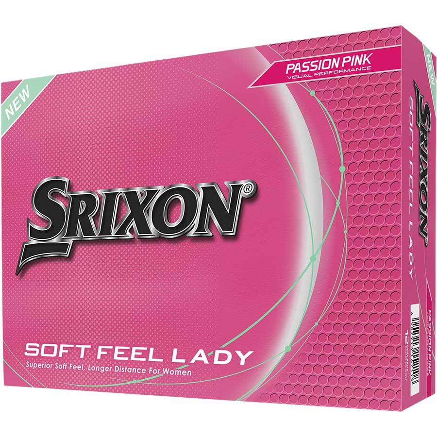 Srixon Women's Soft Feel Lady 9 Pink Golf Balls