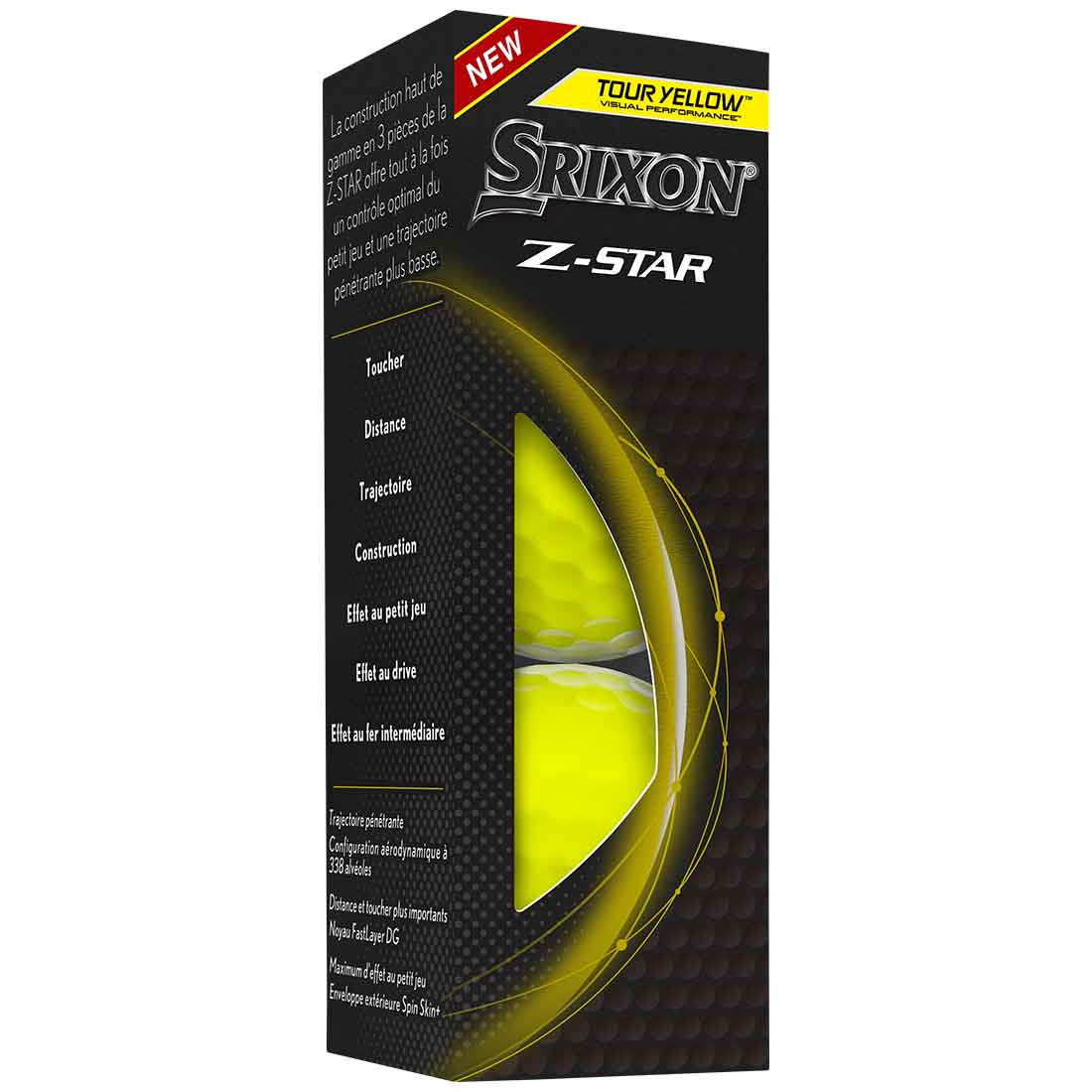 Srixon Z-Star 8 Yellow Golf Balls