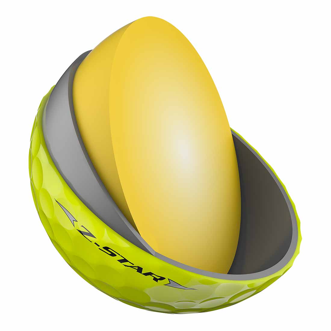 Srixon Z-Star 9 Personalized Yellow Golf Balls