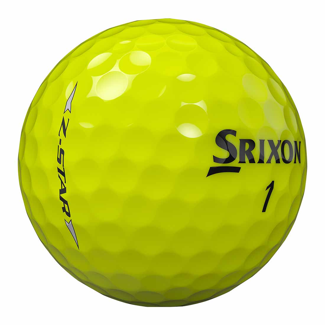 Srixon Z-Star 9 Personalized Yellow Golf Balls