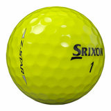 Srixon Z-Star 9 Yellow Bagged Golf Balls