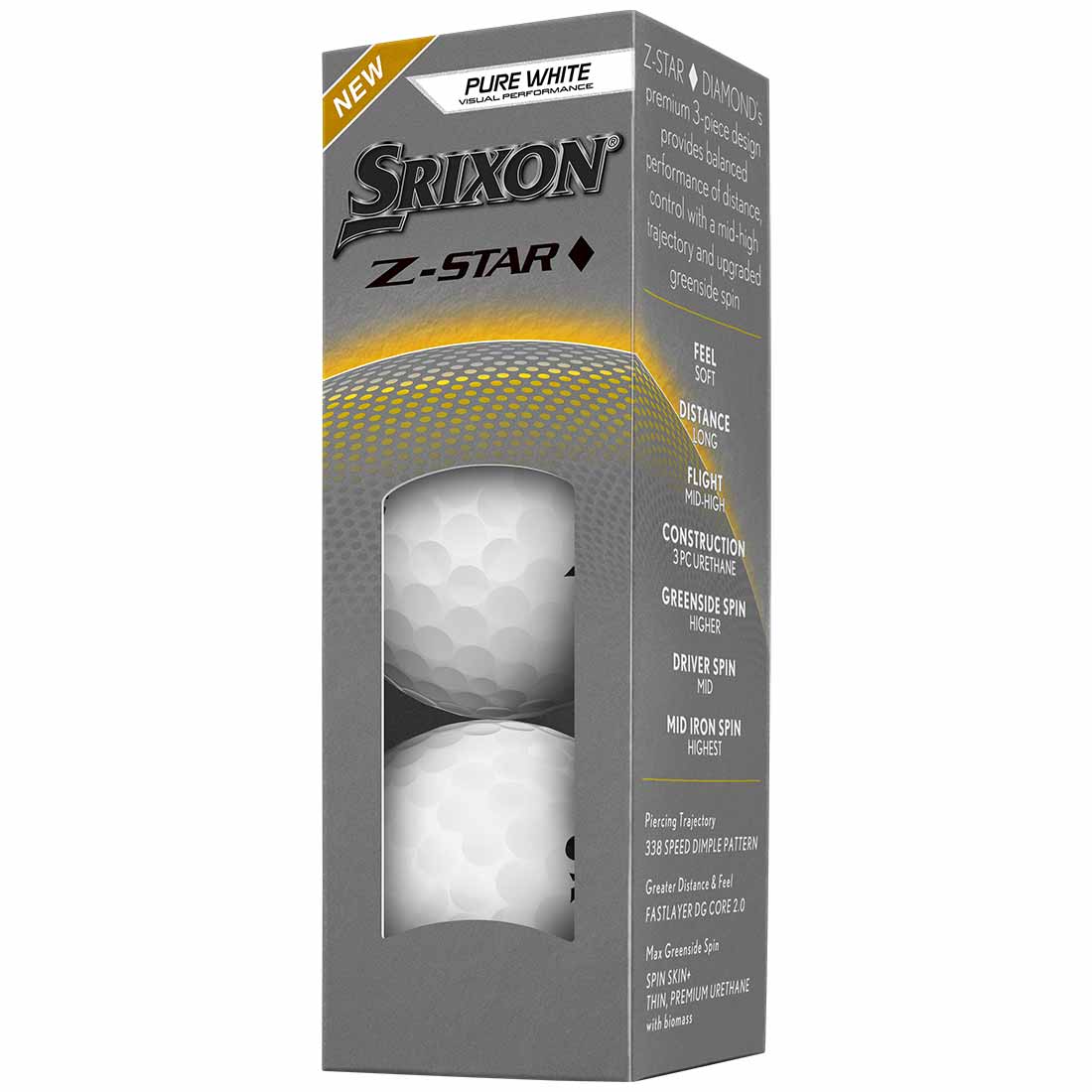 かずひろSrixon Z-STAR ダイヤモンドホワイト ゴルフボール Srixon Z-Star Diamond 3 White Golf Balls – Golf Discount