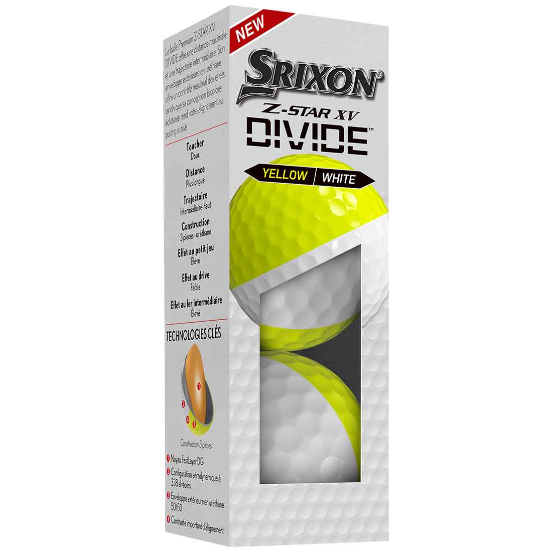 Srixon Z-Star XV 8 Divide Golf Balls