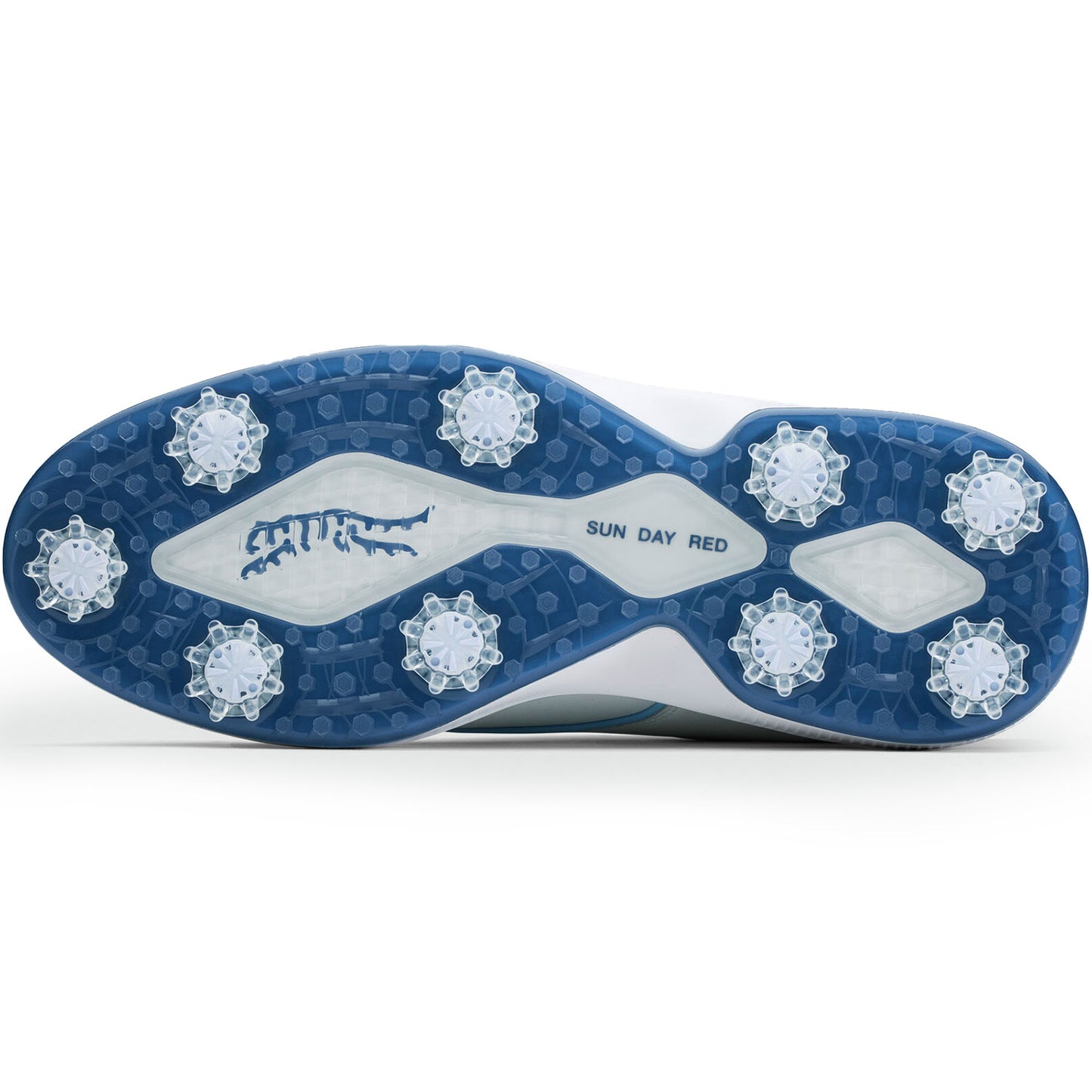 Sun Day Red Pioneer Willow Golf Shoes White/Light Blue