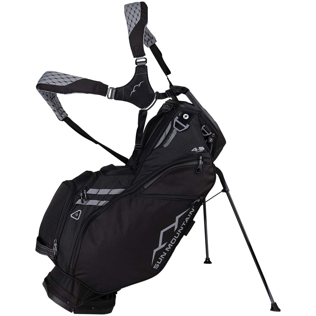 SUN MOUNTAIN ゴルフバッグ ブラック　14分割 Sun Mountain 4.5 LS 14-Way Stand Bag – Golf Discount