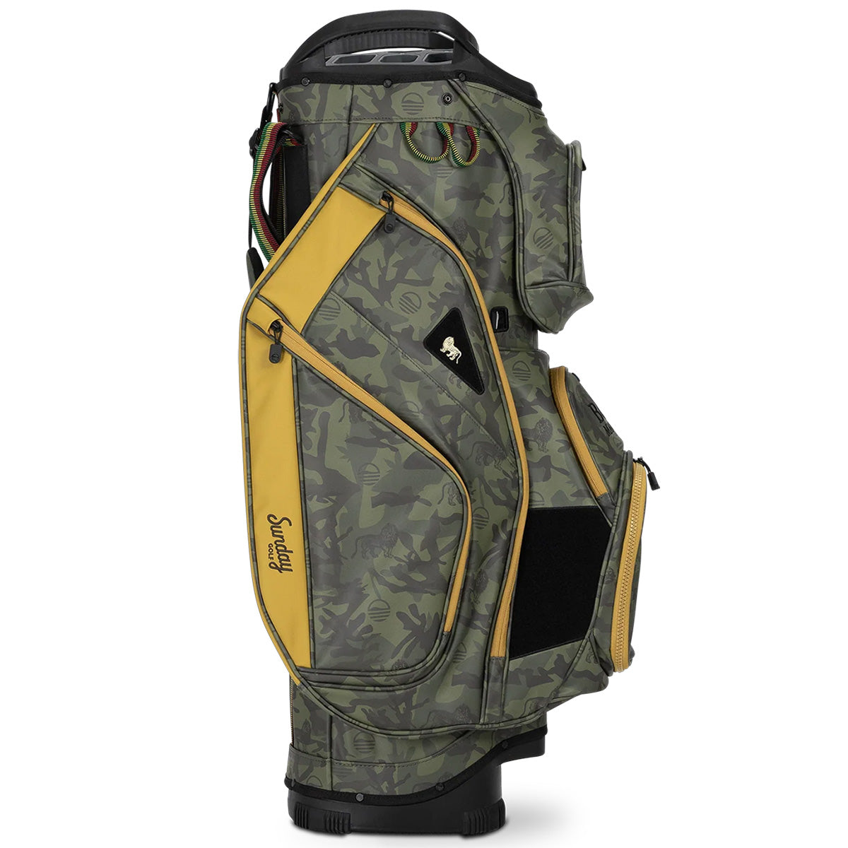Sunday Golf Bob Marley Camo Collection The Big Rig Cart Bag