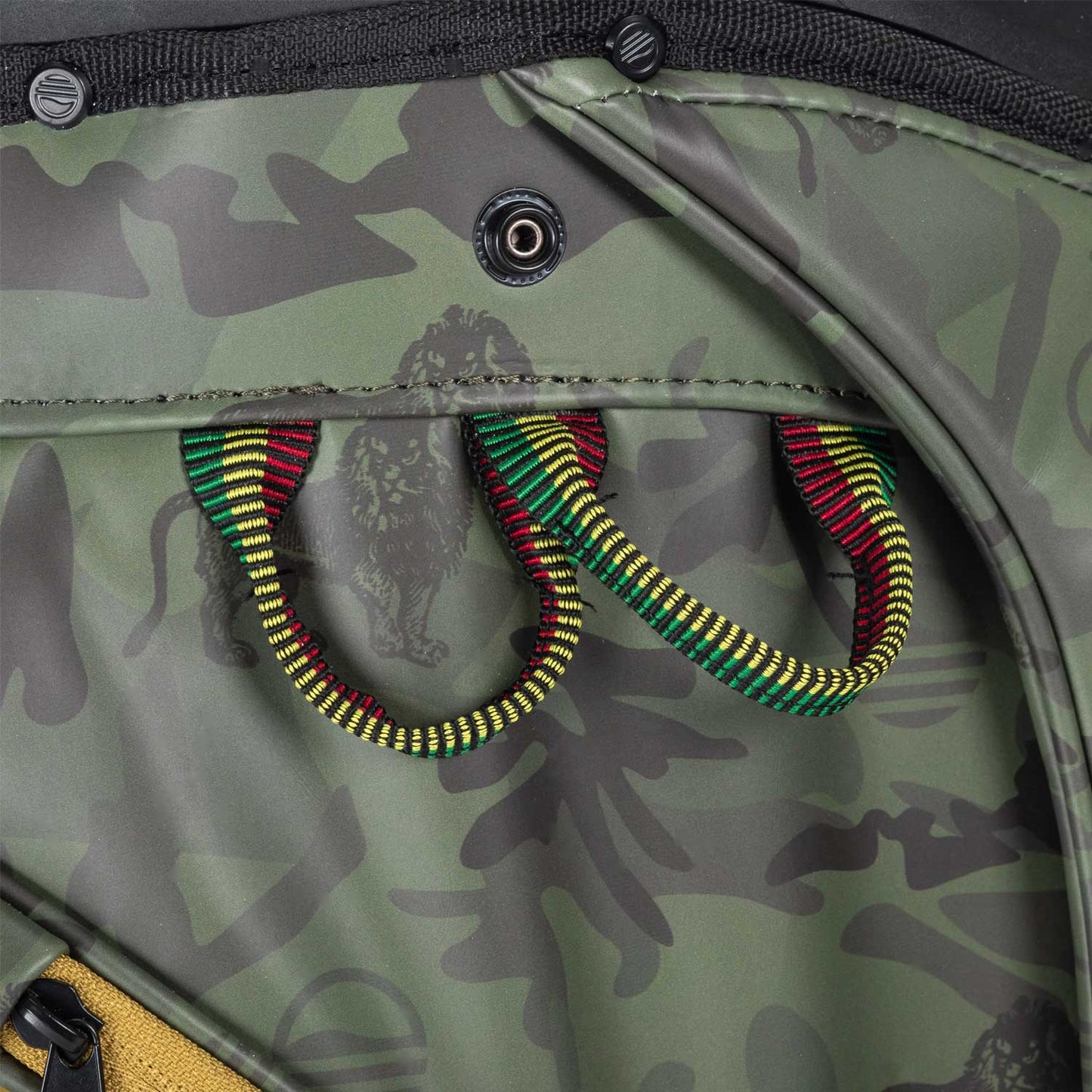 Sunday Golf Bob Marley Camo Collection The Big Rig Cart Bag