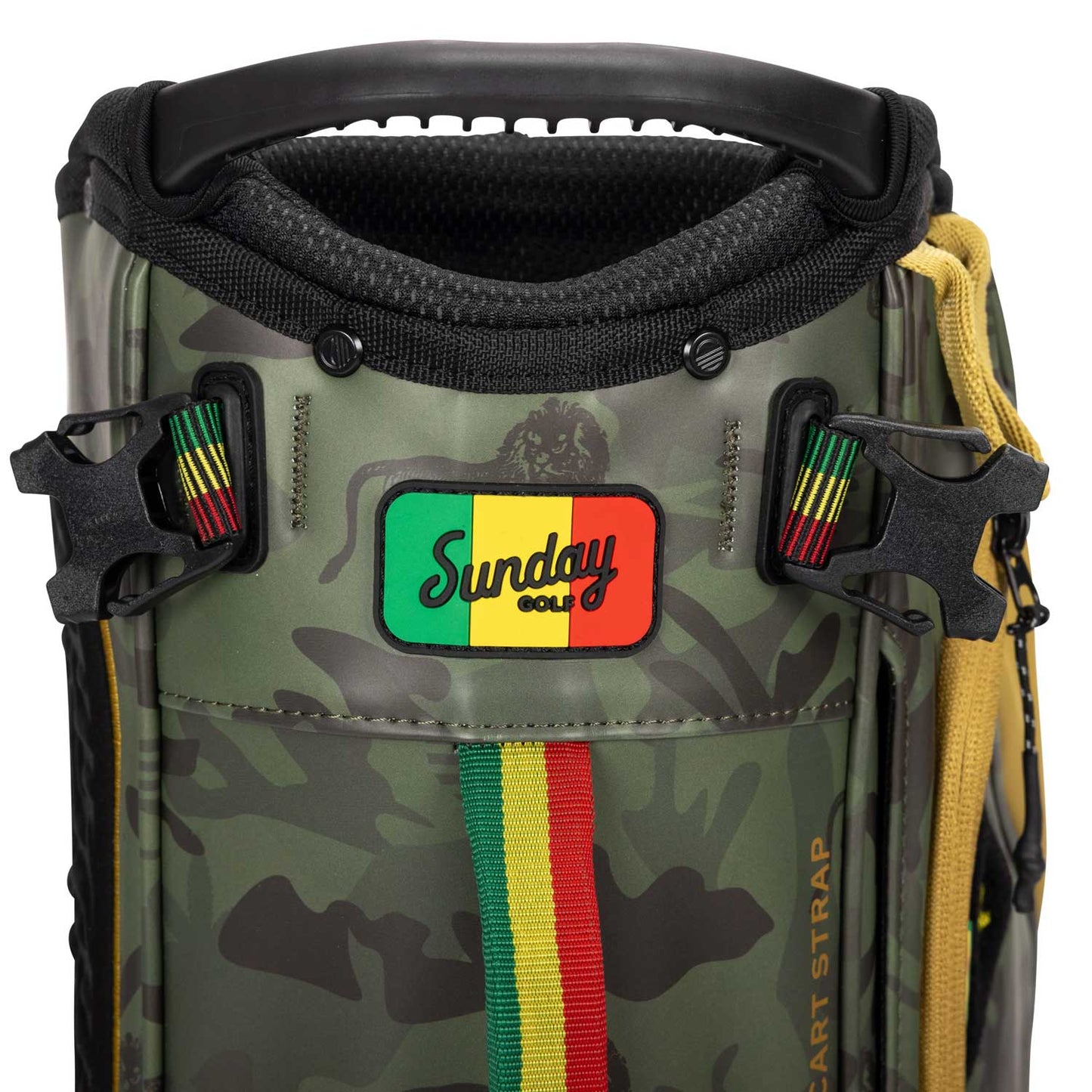 Sunday Golf Bob Marley Camo Collection Ryder Stand Bag