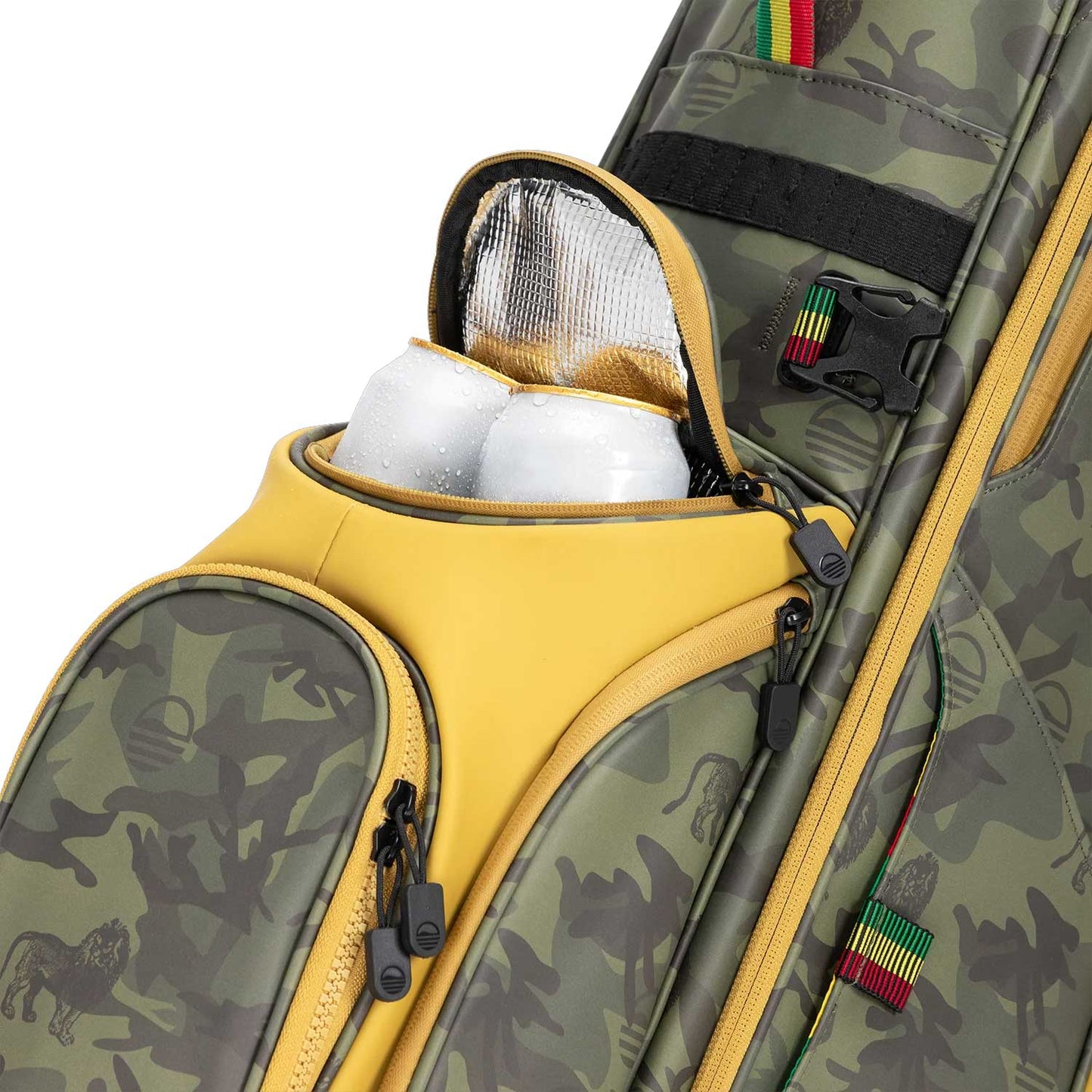 Sunday Golf Bob Marley Camo Collection Ryder Stand Bag