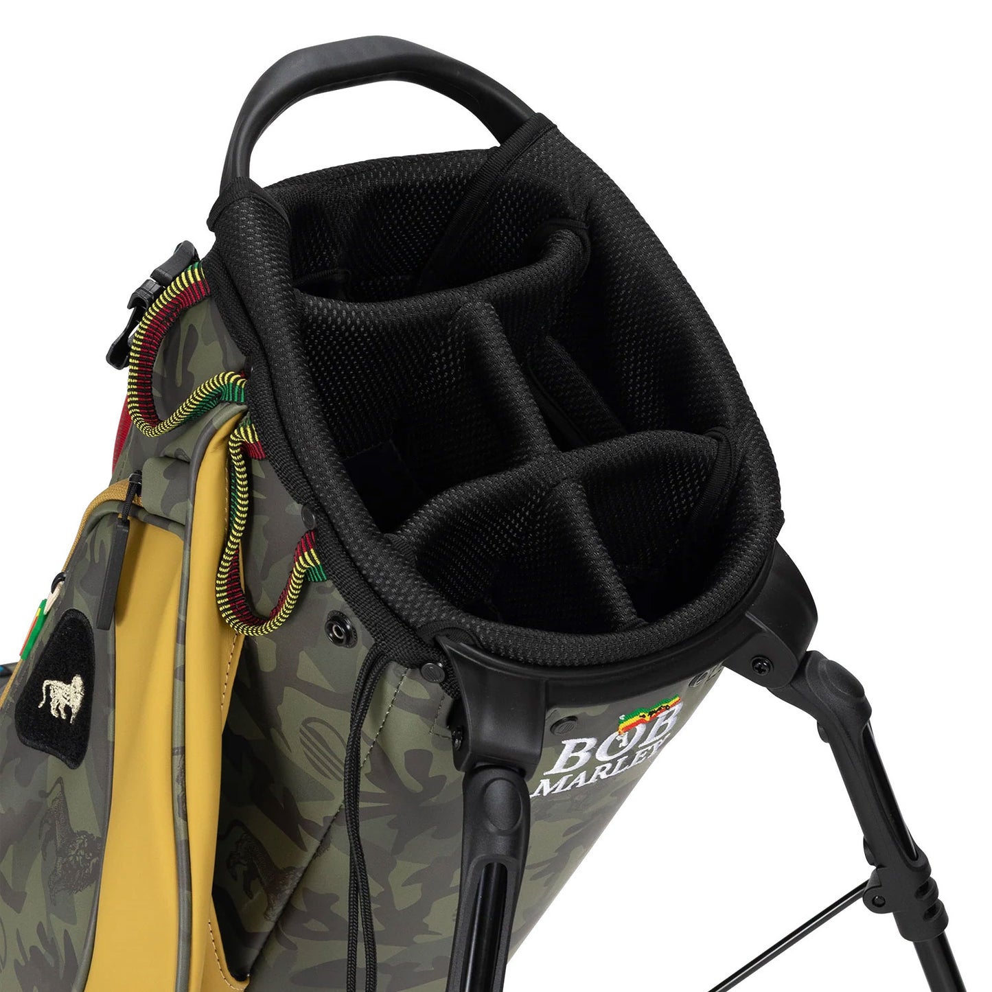 Sunday Golf Bob Marley Camo Collection Ryder Stand Bag