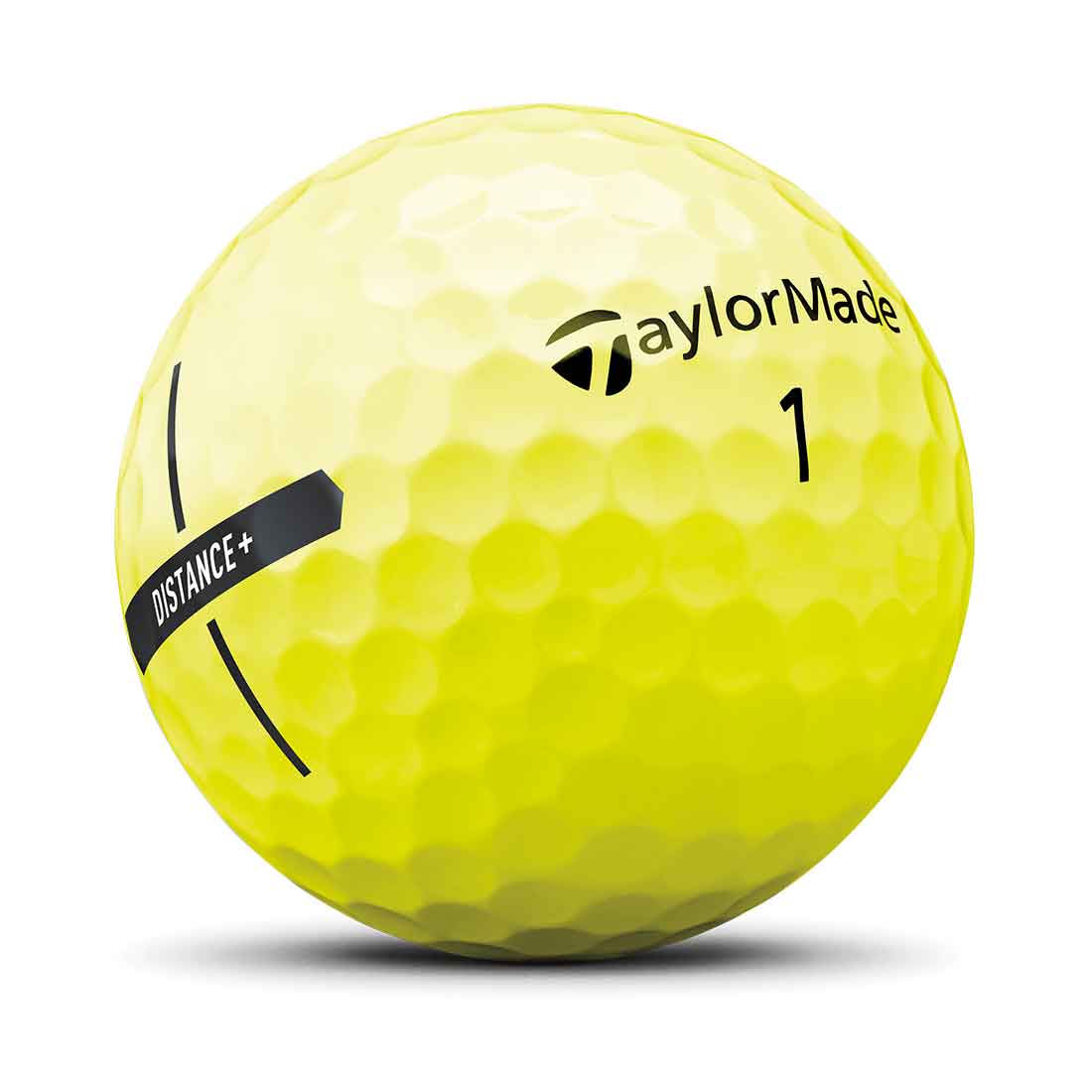 TaylorMade 2021 Distance+ Yellow Golf Balls