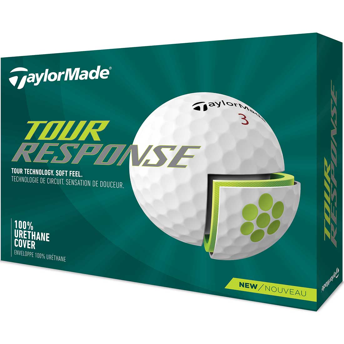 TaylorMade 2022 Tour Response White Golf Balls