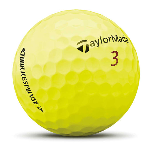 TaylorMade 2022 Tour Response Yellow Golf Balls