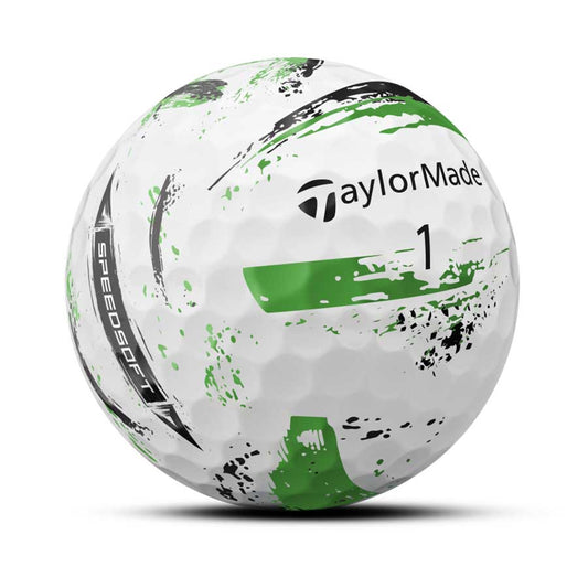 TaylorMade SpeedSoft Ink Green Golf Balls