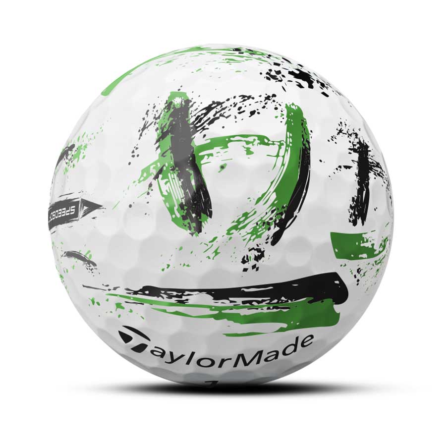 TaylorMade SpeedSoft Ink Green Golf Balls