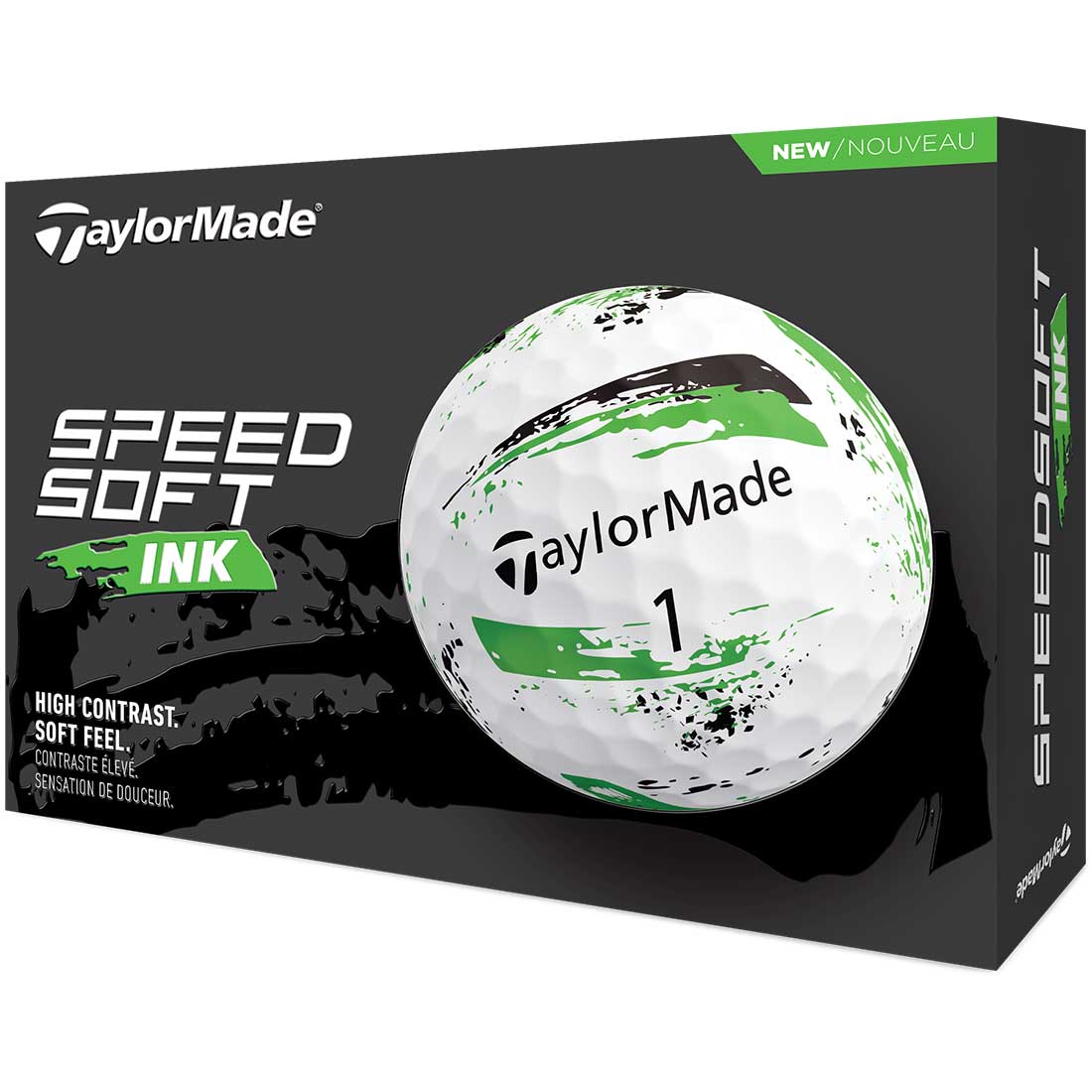 TaylorMade SpeedSoft Ink Green Golf Balls