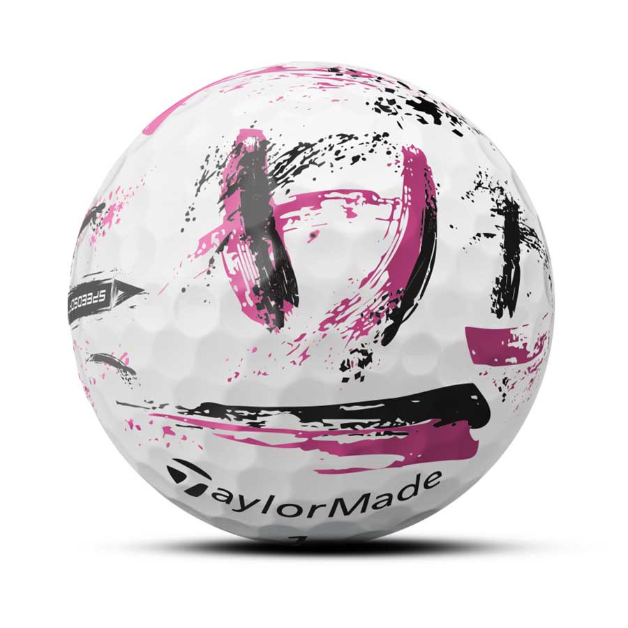 TaylorMade SpeedSoft Ink Pink Golf Balls – Golf Discount