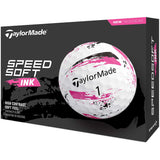 TaylorMade SpeedSoft Ink Pink Golf Balls