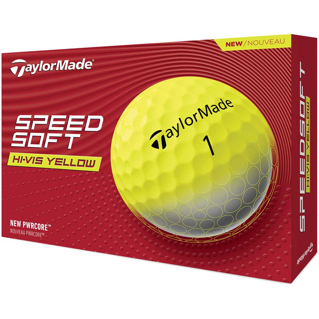 TaylorMade SpeedSoft Yellow Golf Balls