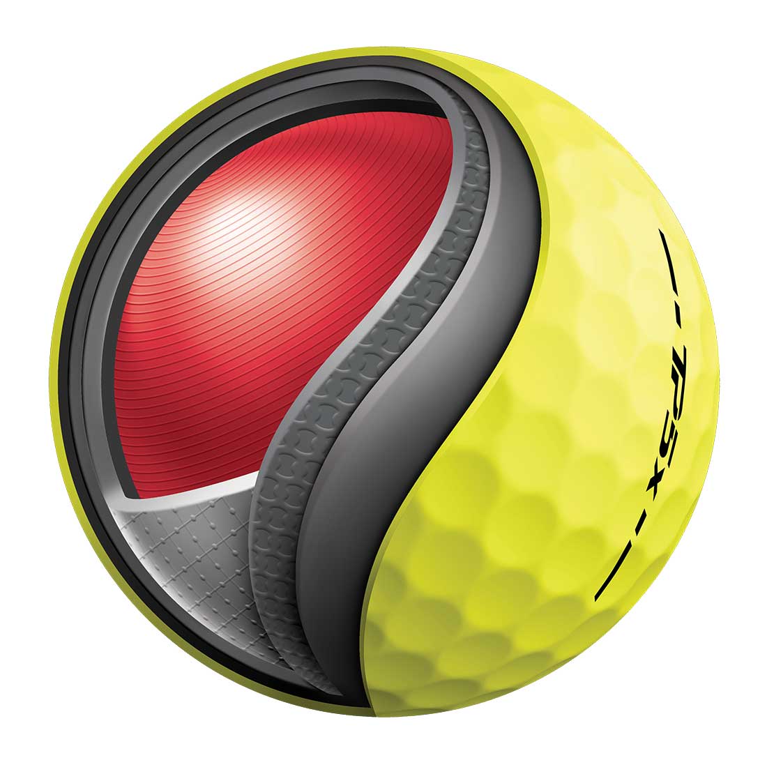 TaylorMade TP5x Yellow Golf Balls