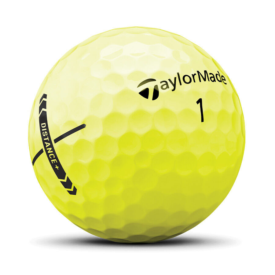 TaylorMade Distance+ Yellow Golf Balls