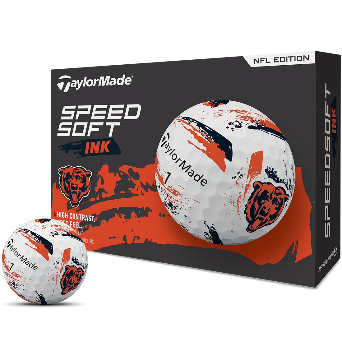 TaylorMade SpeedSoft Ink NFL Golf Balls | Golf Discount