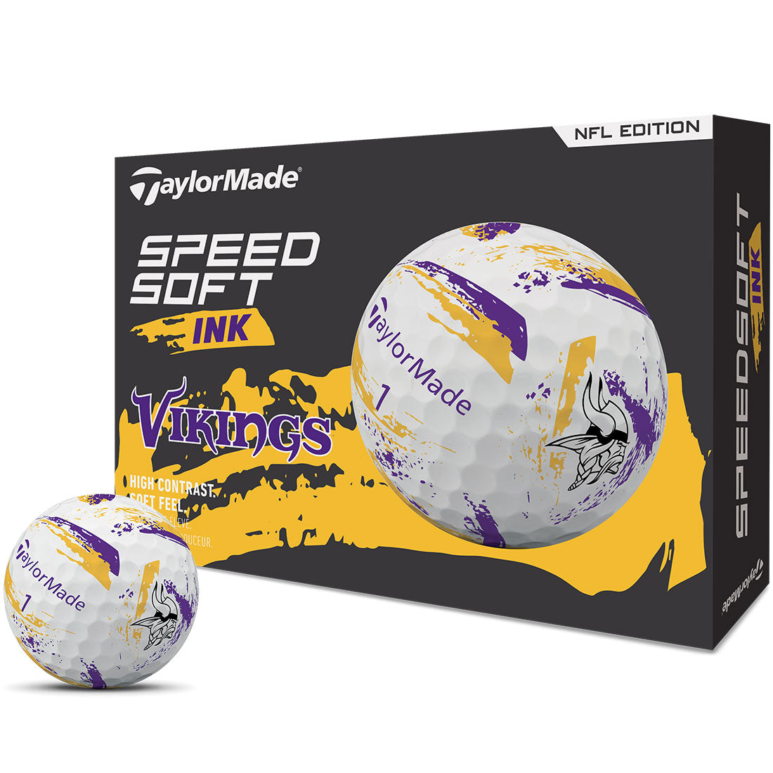 TaylorMade SpeedSoft Ink NFL Golf Balls – Golf Discount