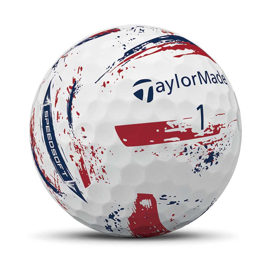 TaylorMade SpeedSoft Ink USA Golf Balls