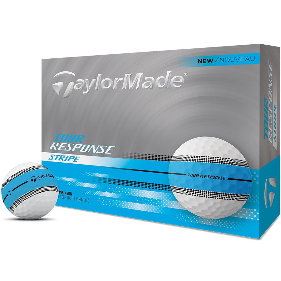TaylorMade Tour Response Stripe Blue Golf Balls