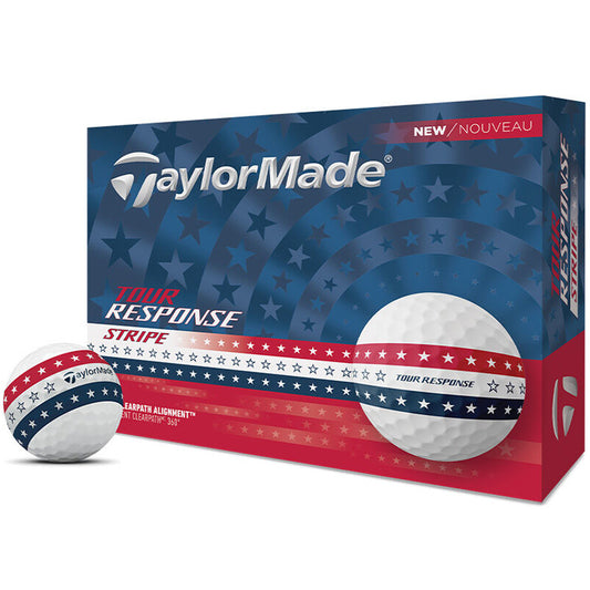 TaylorMade Tour Response Stripe USA Golf Balls