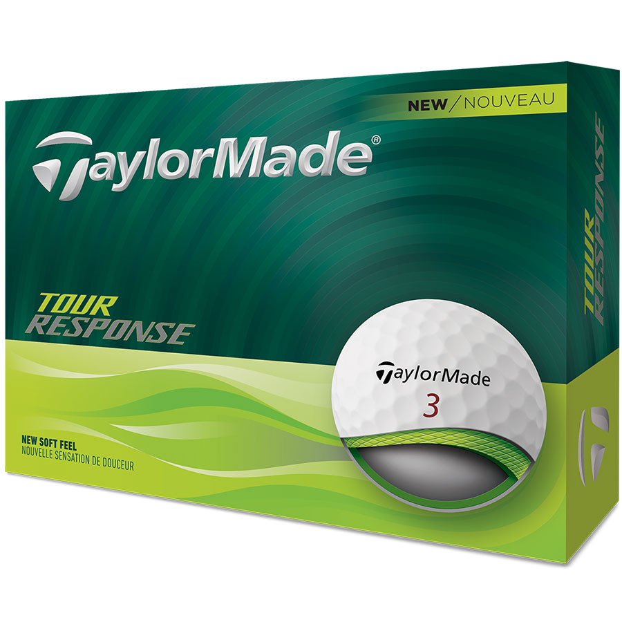 TaylorMade Tour Response White Personalized Golf Balls