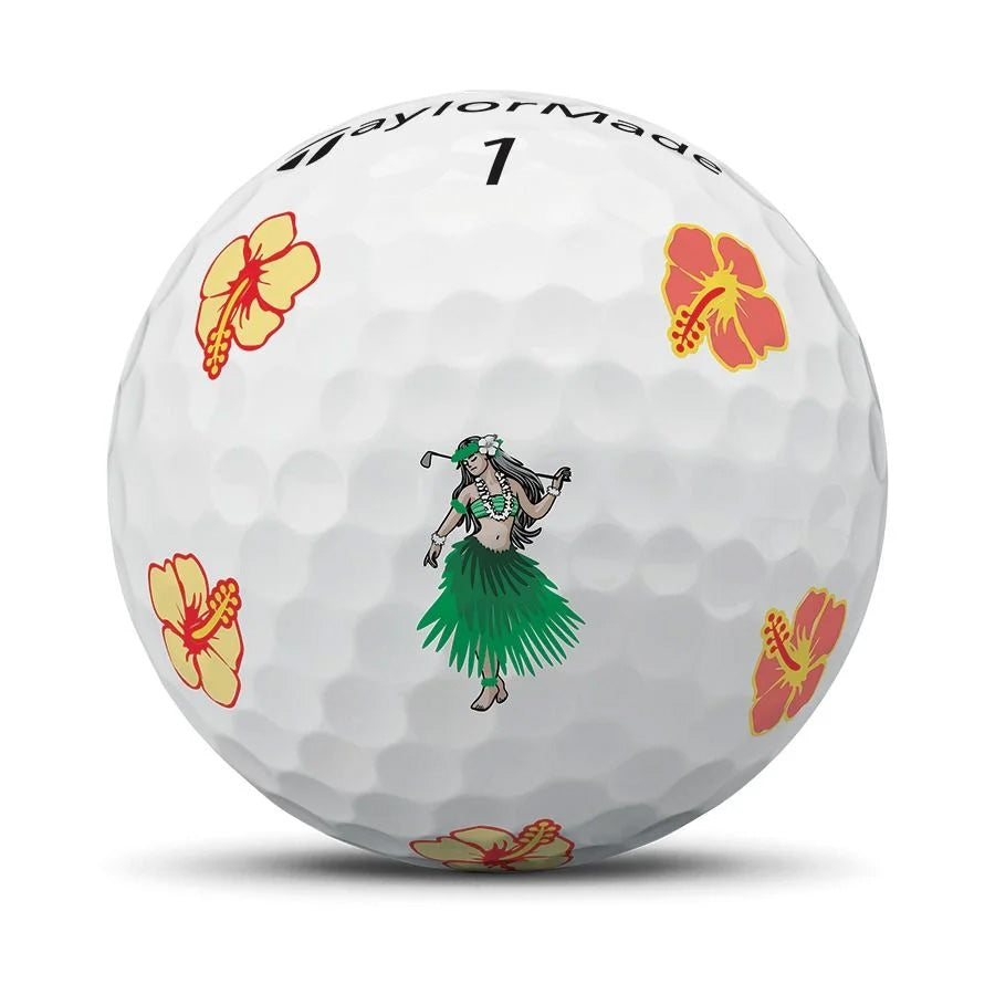TaylorMade TP5 Pix Island Time Golf Balls