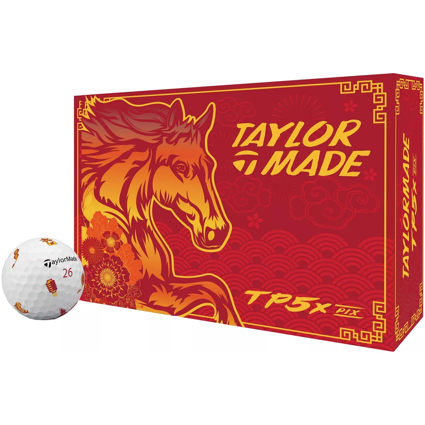 TaylorMade 2026 TP5x Lunar New Year Golf Balls