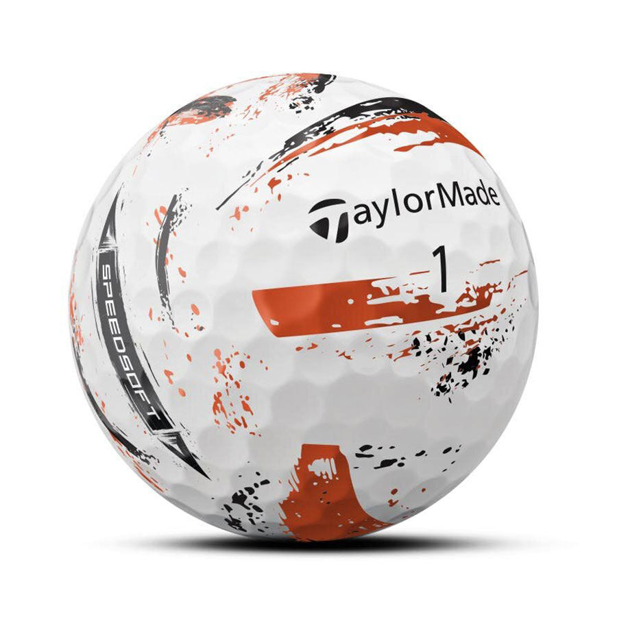 TaylorMade SpeedSoft Ink Multi Color Golf Balls