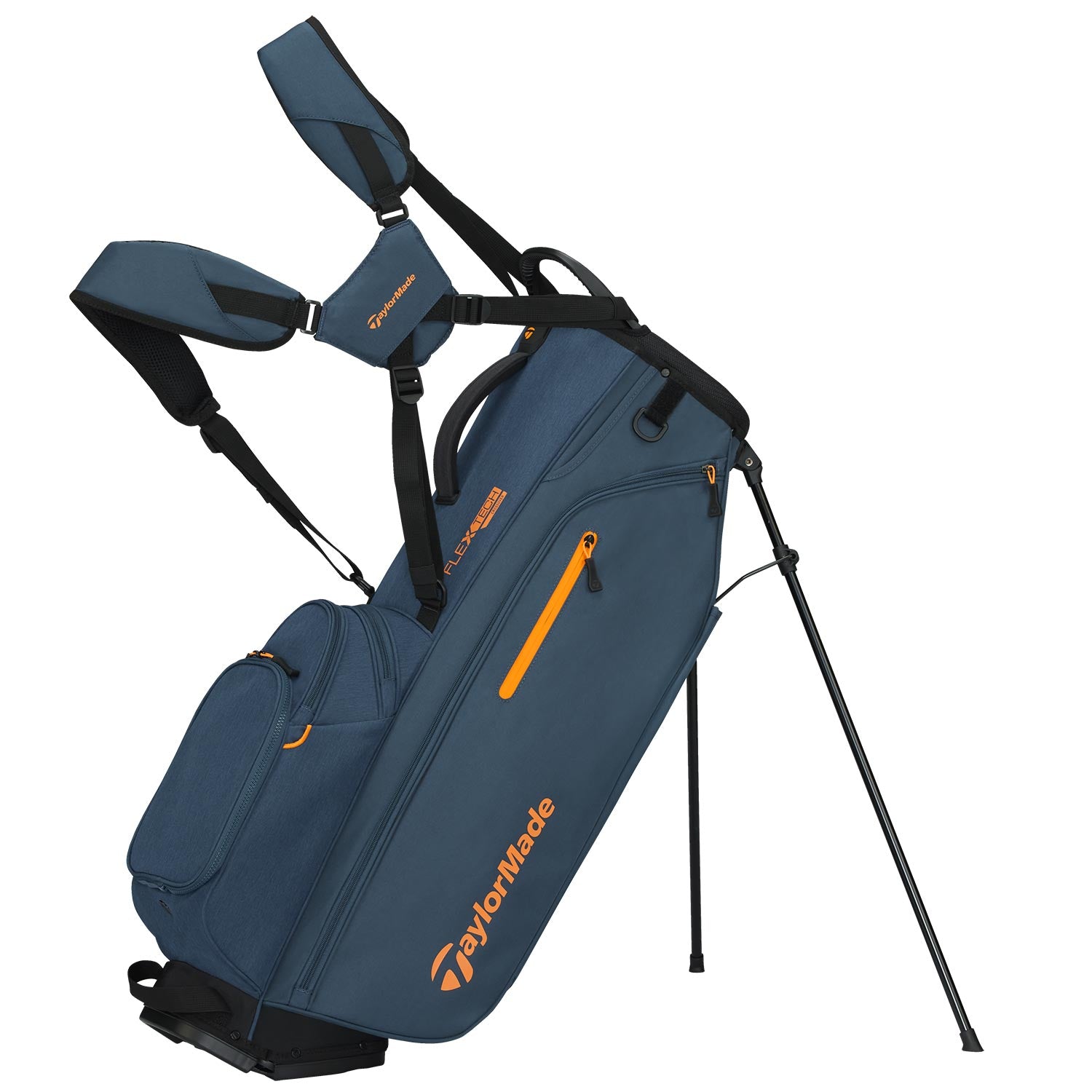TaylorMade スタンドバッグ ネイビー/オレンジ TaylorMade FlexTech Crossover Stand Bag – Golf Discount