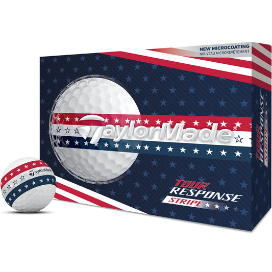 TaylorMade Tour Response USA Stripe Golf Balls