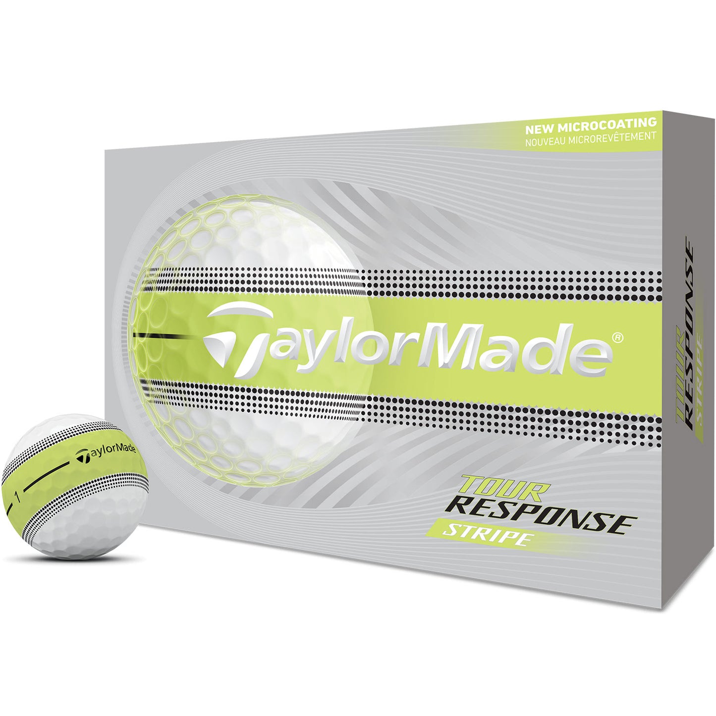 TaylorMade Tour Response Yellow Stripe Golf Balls